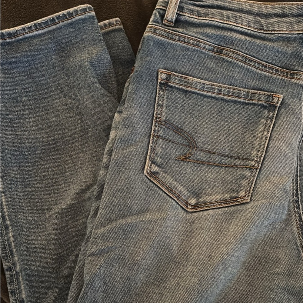 American Eagle Outfitters Blue Straight Jeans